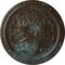 Ekena Millwork Emeryville Ceiling Medallion, Hand-Painted Bronze Blue Patina, 16 7/8"OD x 5/8"P CM16ERBBS - alternate 1